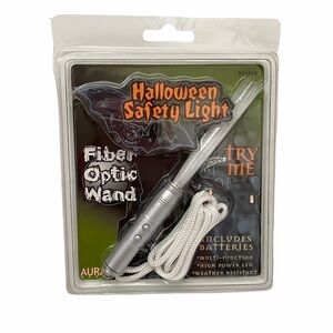 Halloween Safety Light Fiber Optic Wand NO Battery